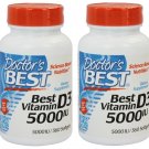 Doctor's Best, Best Vitamin D3, 5000 IU, 360 Softgels pack of 2