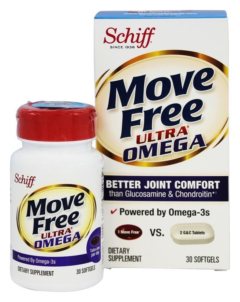 Schiff Move Free Ultra Omega Joint Supplement 30 Softgels