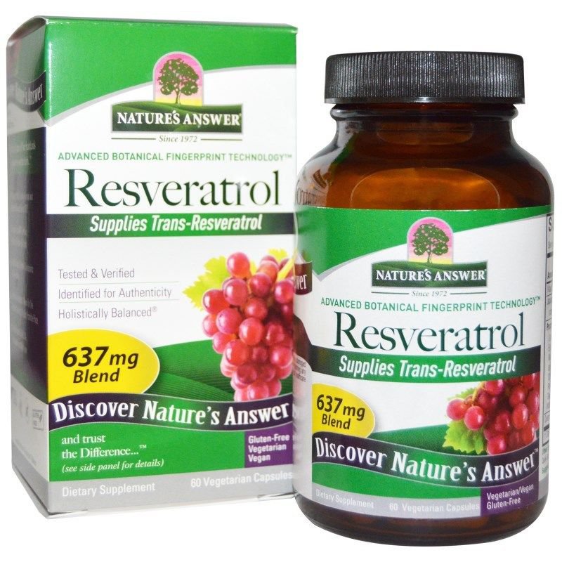 Natures Answer Resveratrol 500mg