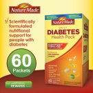 Nature Made Health Pack For Diabetics, 60 Packets Multi Vitamins & Supplements