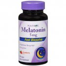 Natrol Fast Dissolve Melatonin 5 mg Tablets Strawberry 90 ea (Pack of 2)