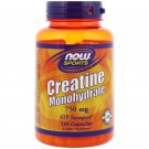 Creatine Monohydrate 750 mg 120 Capsules NOW Foods