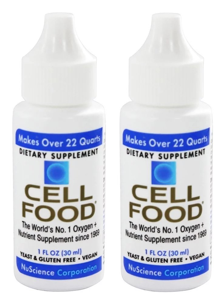 2 Pack of Cellfood Original 1 fl. oz Bottle of Oxygen and Nutrients