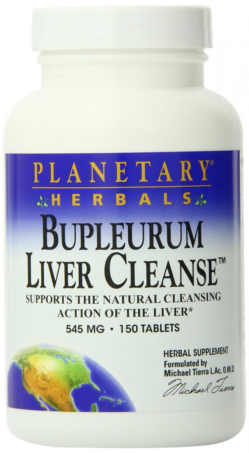 Planetary Herbals Bupleurum Liver Cleanse 545mg, Supports the Natural Cleansing