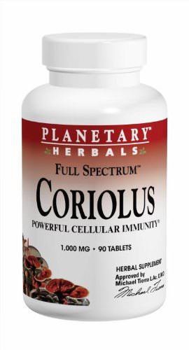 Planetary Herbals Fs Coriolus Versicolor Extract 1000 mg 30 Count