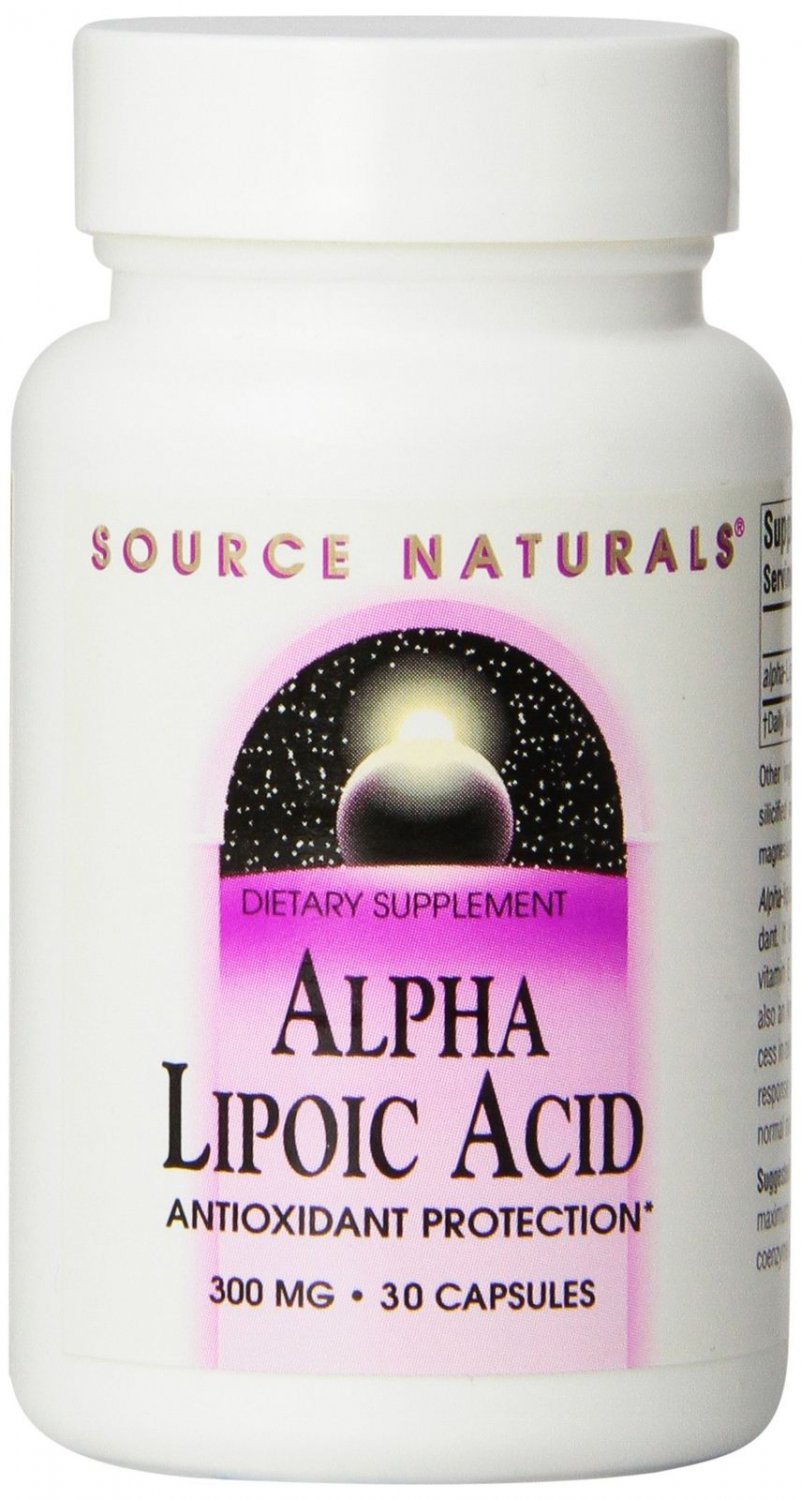 Source Naturals Alpha Lipoic Acid 300mg 30 Capsules
