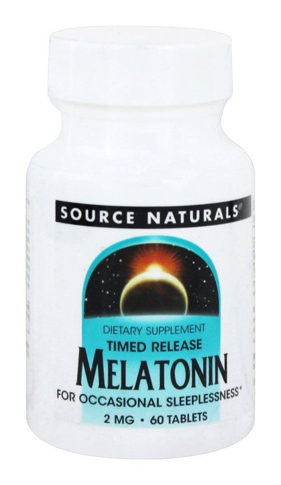 Source Naturals Melatonin Timed Release -- 2 mg - 60 Tablets