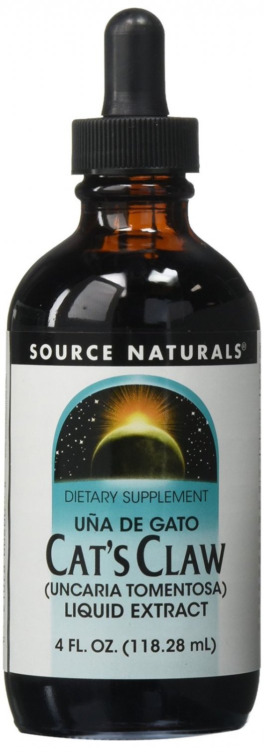 Source Naturals Cat's Claw Liquid Extract Immune System Support 4 Fluid Ounces