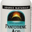 Source Naturals Pantothenic Acid Vitamin B-5 100mg 250 Tablets