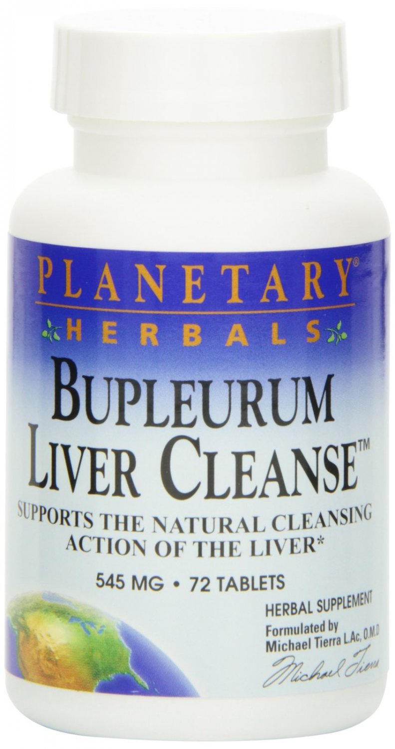 Planetary Herbals Bupleurum Liver Cleanse Tablets 72 Count