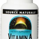 SOURCE NATURALS Vitamin A 10000 IU Tablet 100 Count