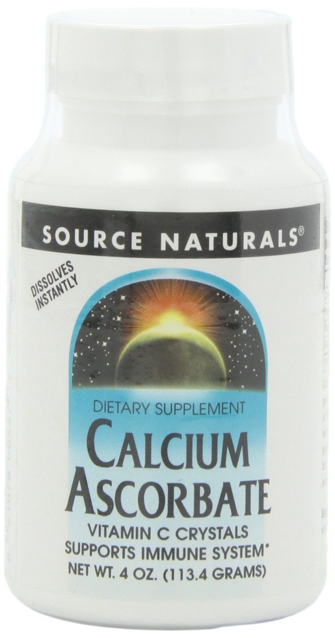Source Naturals Calcium Ascorbate Vitamin C Crystals Supports Immune System 4 Oz