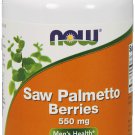 SAW PALMETTO 550mg 100 CAPS By Now Foods
