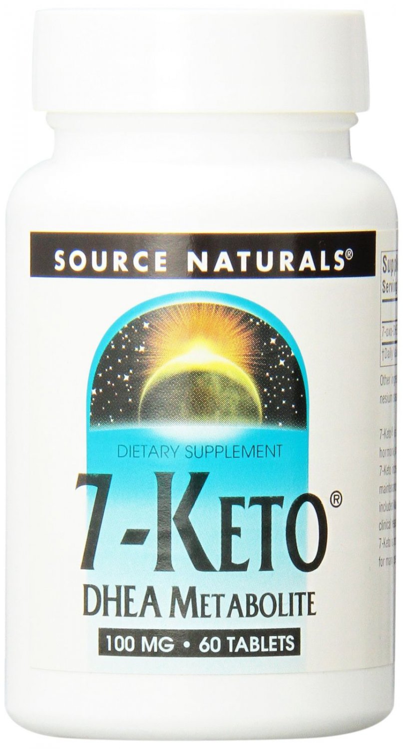 Source Natural 7-Keto DHEA Metabolite 100mg Effective Anti-Aging Compound 60 Tab