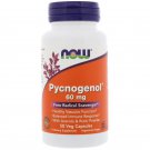 Pycnogenol 60mg 50 Vcaps NOW Foods