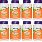 NOW Foods Raw Maca 750mg 6:1 90 Vcaps (12 Pack)