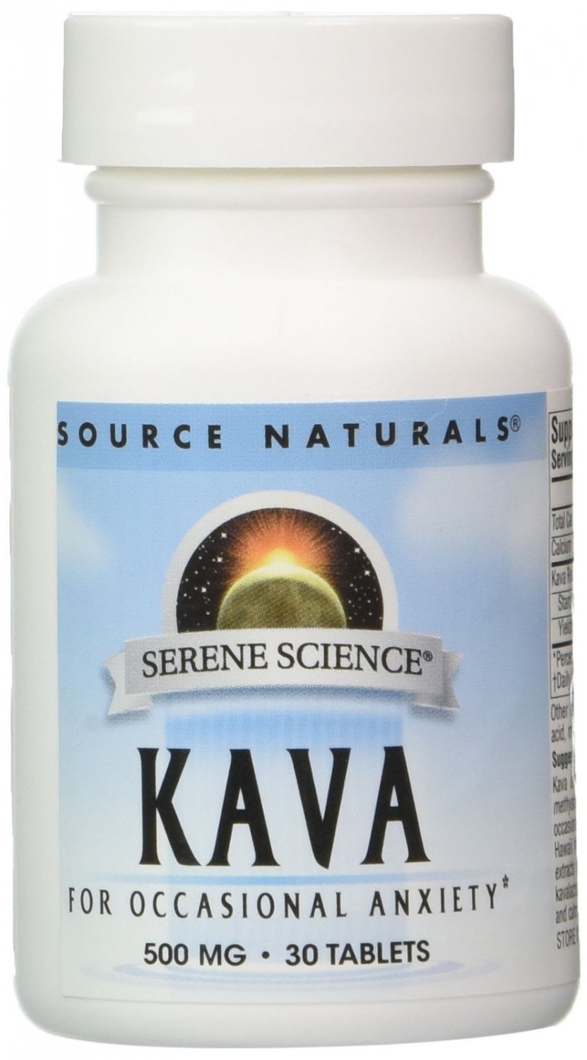 Source Naturals Serene Science Kava 500mg For Occassional Anxiety - 30 Tablets
