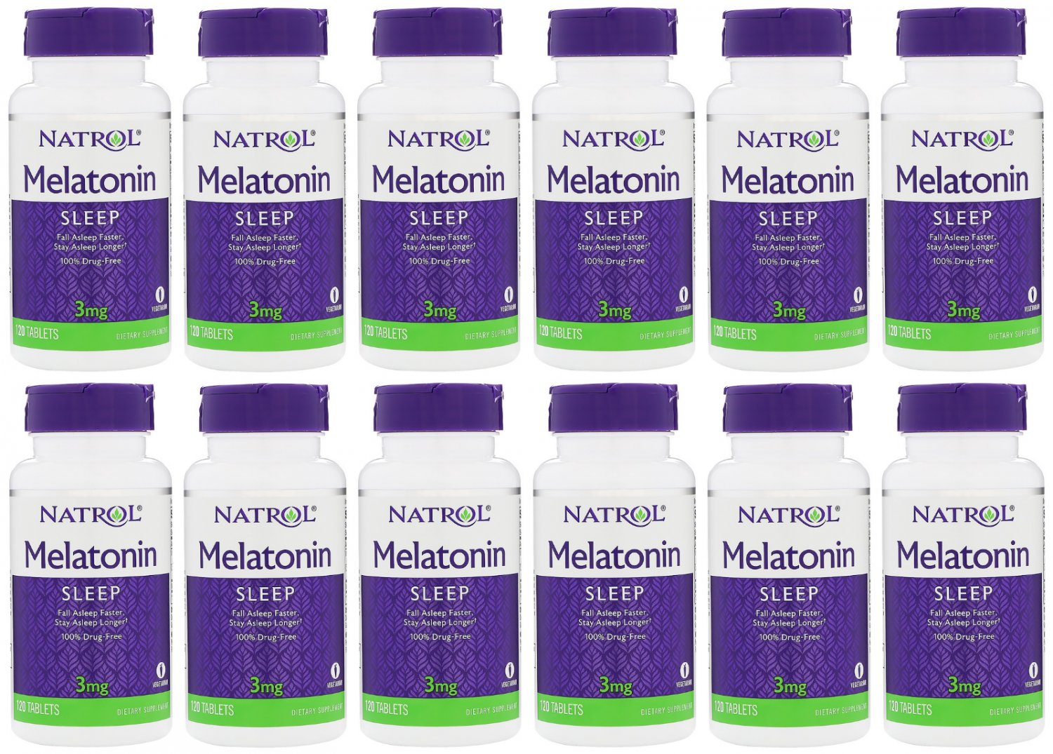 Melatonin - 3 mg 120 tab (12 Pack)
