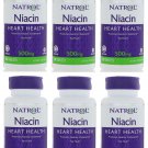 Niacin 500mg Time Release 100 Tablet by Natrol (6 Pack)