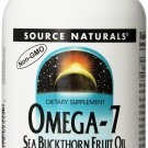 Source Naturals Omega-7 Sea Buckthorn Fruit Oil Vegan Sourced - 120 Softgels