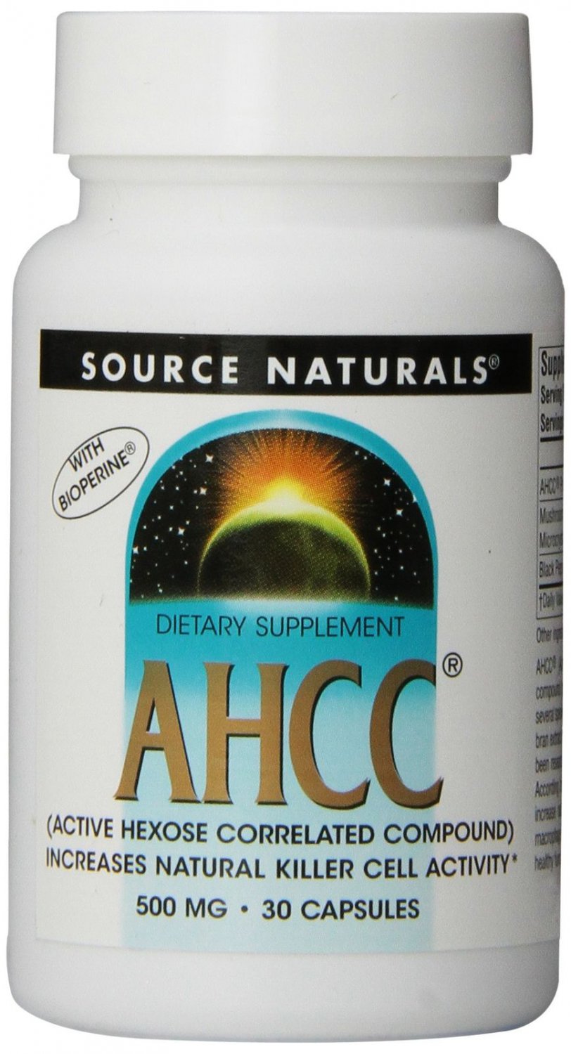 Source Naturals AHCC Active Hexose Correlated Compound 500mg 30 capsule