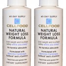 2 x Lumina Health Cellfood Natural Weight Loss Formula 4 oz 60 Day Supply