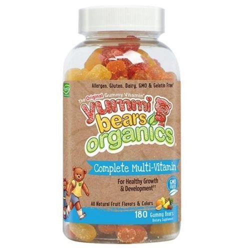 Yummi Bears Organic Complete Multi Vitamin Yummi Bear 180 Gummy