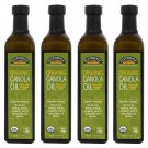 Organic Canola Oil 16.9 fl oz By Now Foods (6 Pack)