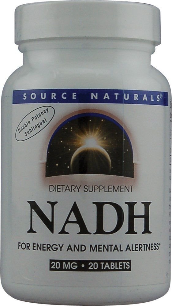 Source Naturals- NADH Peppermint 20mg 20 tabs