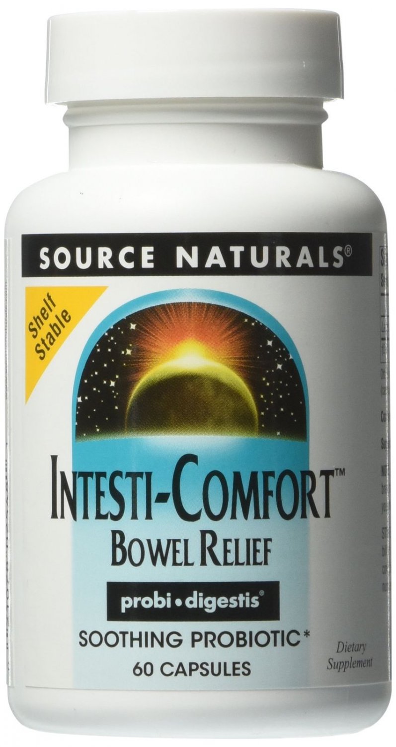 SOURCE NATURALS Intestinal Biotic Support Vegetable Capsule 60 Count