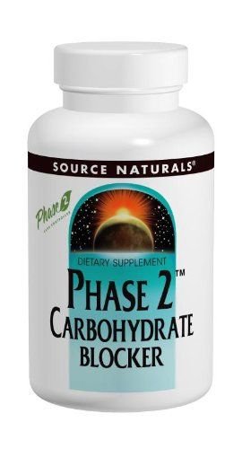 SOURCE NATURALS Phase 2 Carbohydrate Blocker 500 Mg Wafer 120 Count