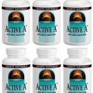 Active A 25000 IU 60 Tablets by Source Naturals (Pack of 6)