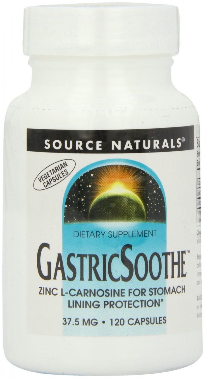 Source Naturals GastricSoothe Zinc LCarnosine Stomach Lining