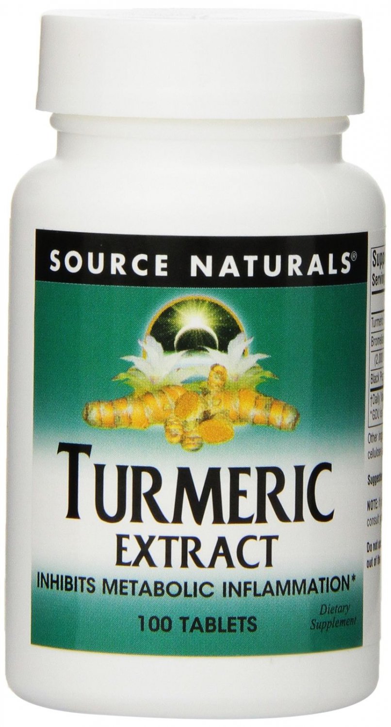 Source Naturals Turmeric Extract 100 Tablets