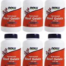 Now Foods Beef Gelatin 550mg 200 Caps 6 Pack
