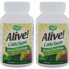 Nature's Way Alive! Calcium Max Absorption Bone Formula 120 Tablets (Pack of 2)