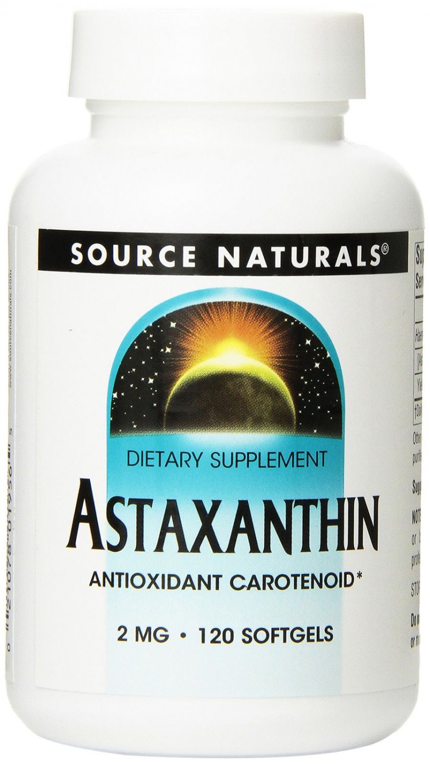 SOURCE NATURALS Astaxanthin 2 Mg Soft Gel 120 Count