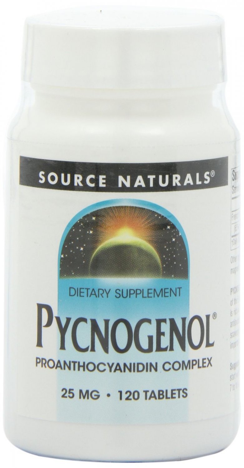 Source Naturals Pycnogenol 25mg 120 Tablets