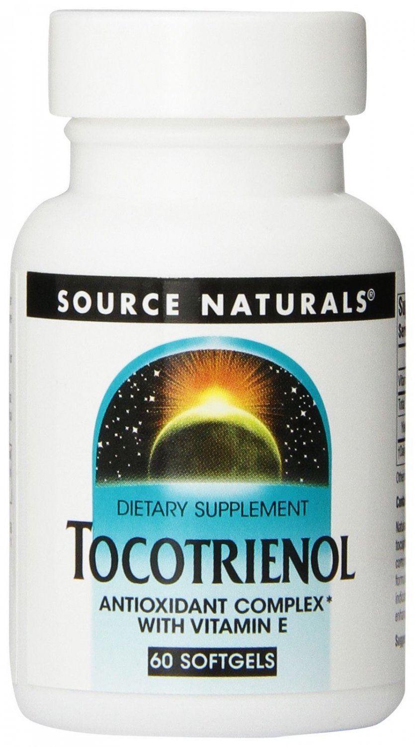 Source Naturals Tocotrienol  Antioxidant Complex With Vitamin E 60 Softgels
