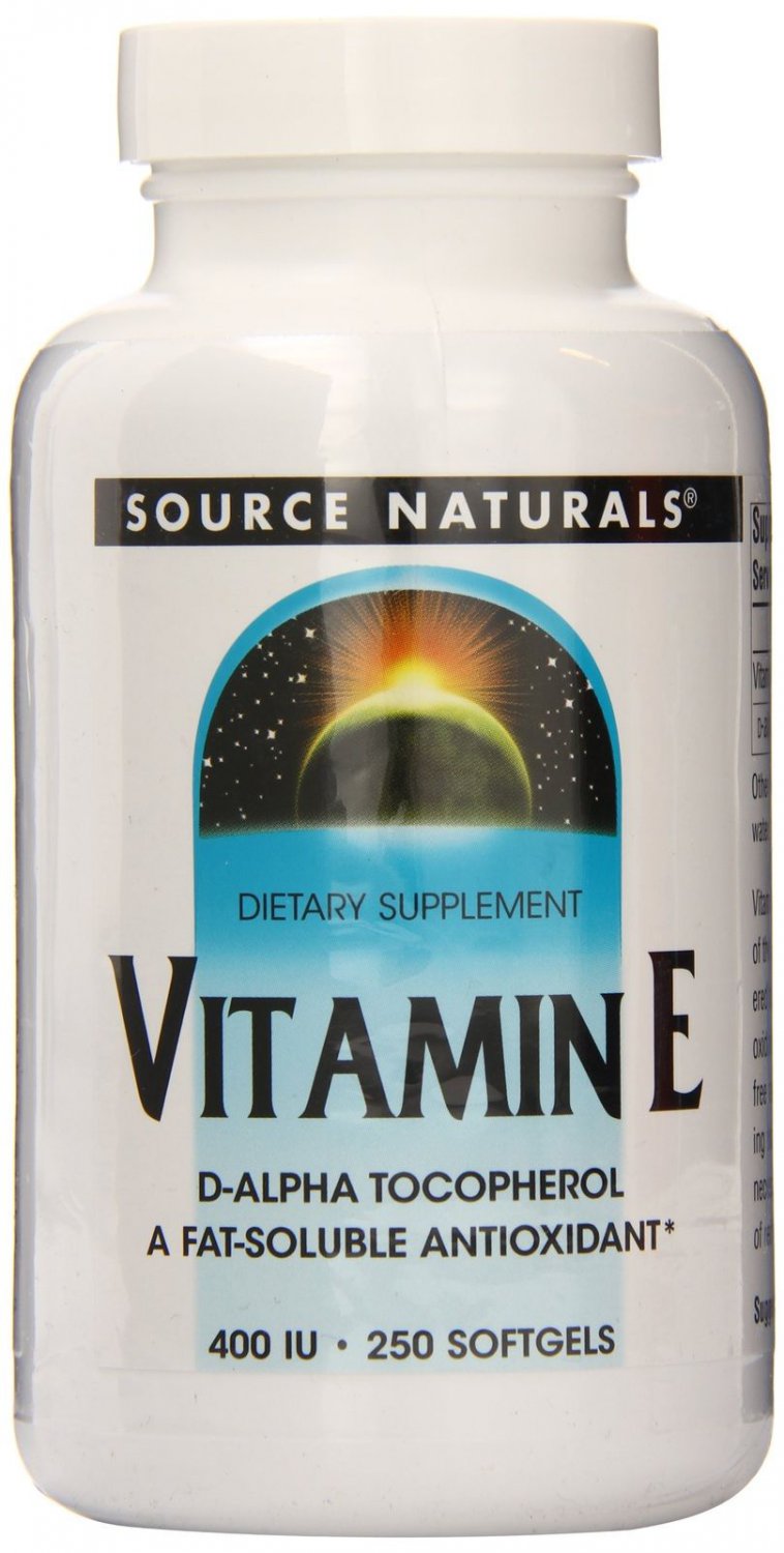 Source Naturals Vitamin E D-Alpha Tocopherol 400 IU 250 Softgels
