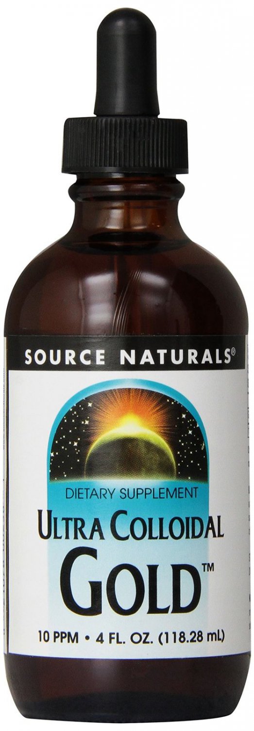 Source Naturals Ultra Colloidal Gold Liquid 4 Ounce