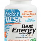 Doctor's Best Energy Featuring Niagen 75 mg 60 Veggie Caps