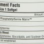 Source Naturals Phosphatidyl Serine Matrix 500mg 60 Softgels