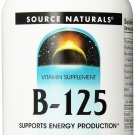 Source Naturals Vitamin B-125 Complex, Yeast-Free 125mg 180 tablet
