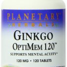 Planetary Herbals Ginkgo OptiMem 120 Supports Mental Acuity