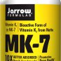 Jarrow Formulas MK7 Promotes Bone Health 90 mcg 120 Softgels