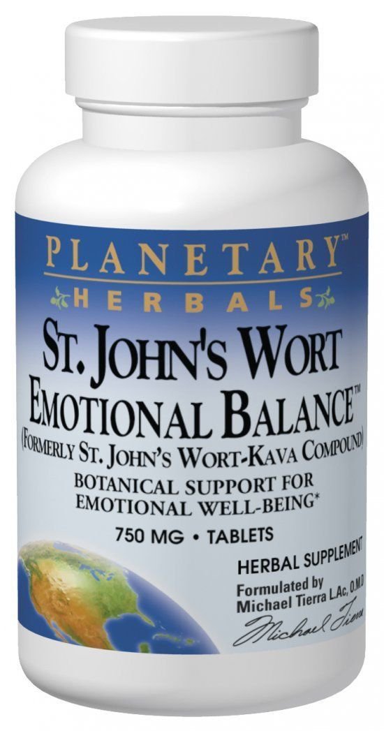 Planetary Herbals St. John's Wort Emotional Balance 750mg Botanical Support f...