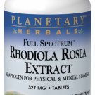 Planetary Herbals Rhodiola Rosea Extract Full Spectrum 327mg Adaptogen for Ph...