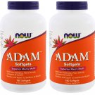 Now Foods Adam Men's Multiple Vitamin 180 Softgels (2 Pack)