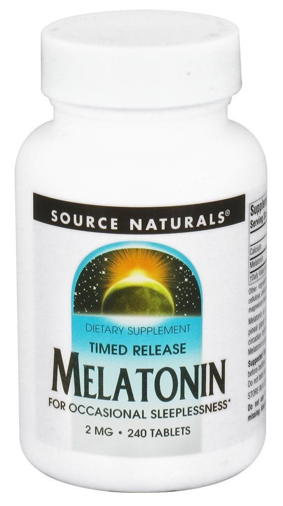 Source Naturals, Melatonin, Timed Release, 2 mg, 240 Tablets